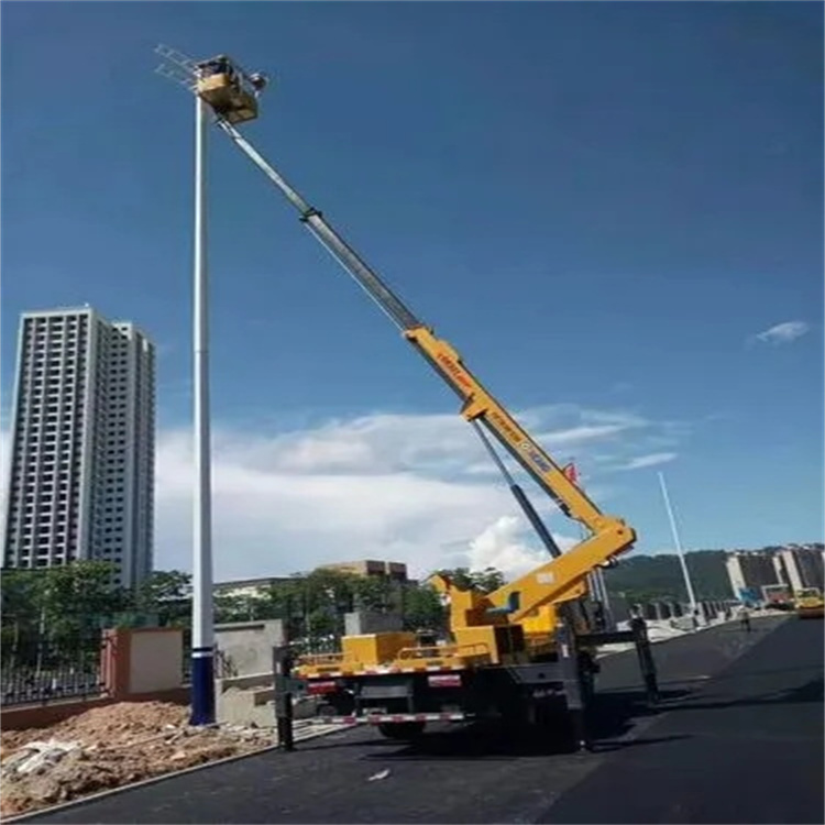 安丘维修路灯的曲臂升降车出租